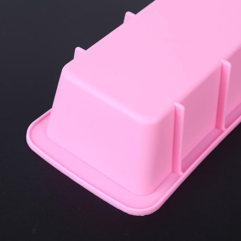 Hot Single-Rectangle Silicone Mould Ice Cube Tray Cake Muffin Soap Cupcake Mold
