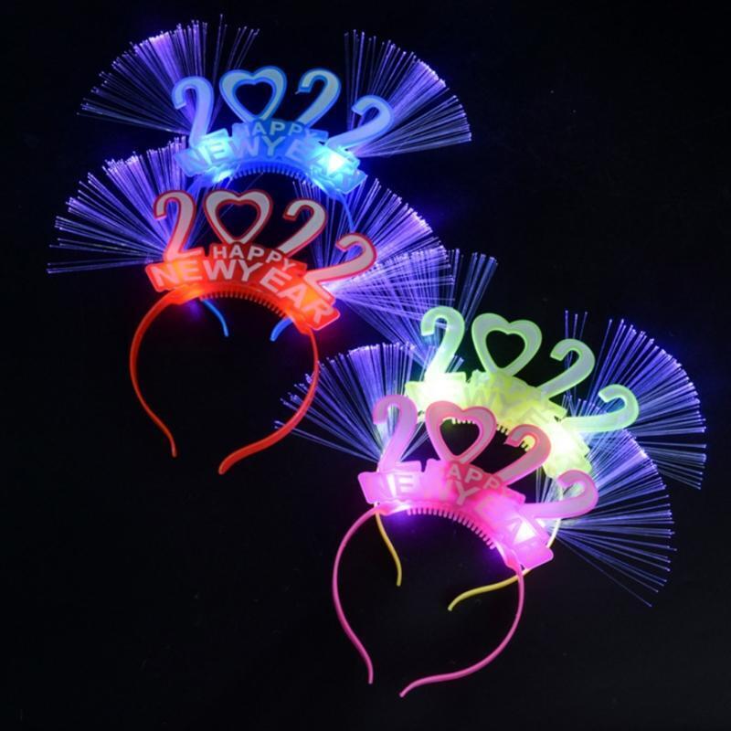 2022 Luminous Optical Fiber Bopper Headdress Party Supplies Hair Accessories