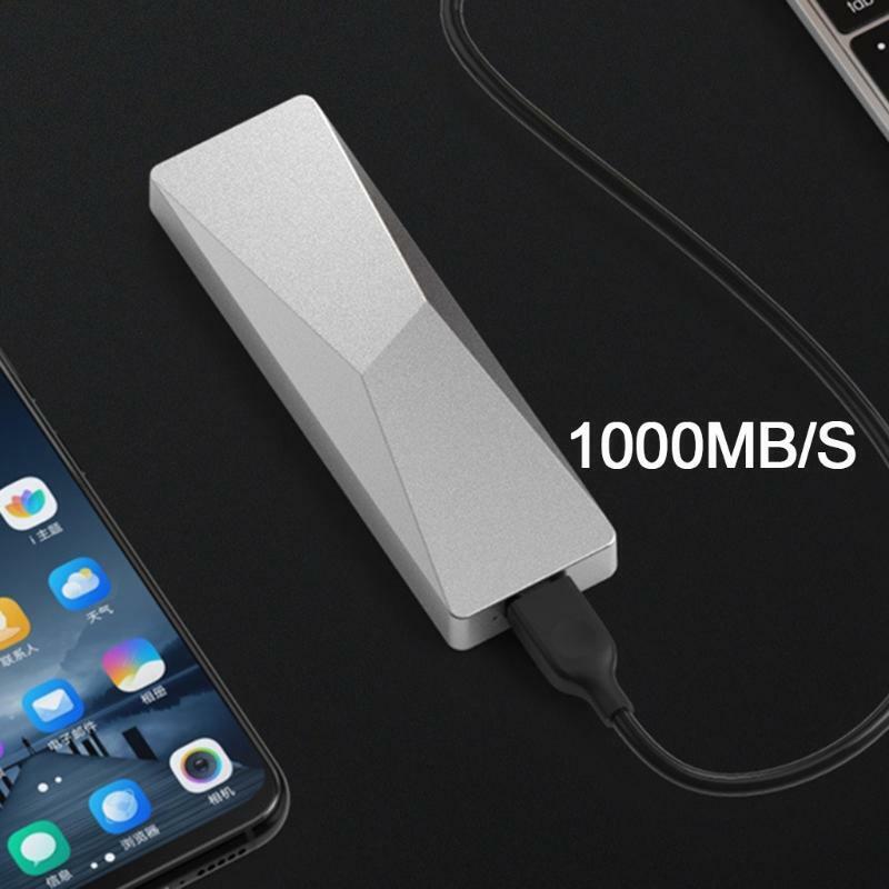Blueendless HDD Enclosure SSD Box USB3.1 Type C to Type C/USB-A 10Gb High Speed