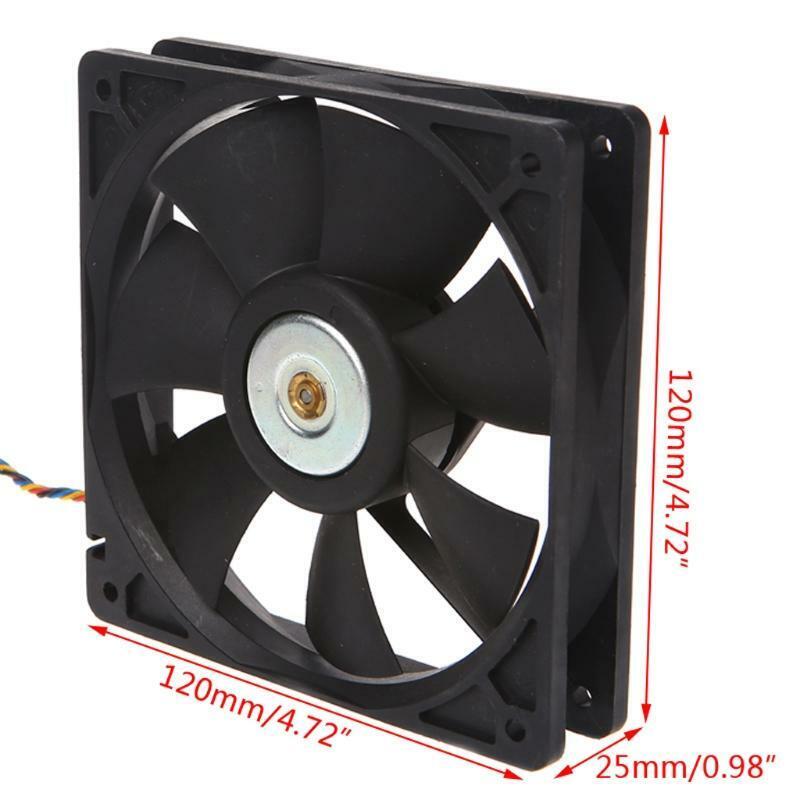 120x120x25mm Brushless DC12V 0.80A 7-Blade Cooling Fan 12025 For Delta AFB1212SH