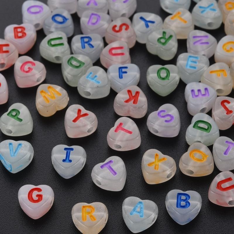 Luminous Beads Necklace Making Beads Acrylic Beading kit Jewelry Accessories