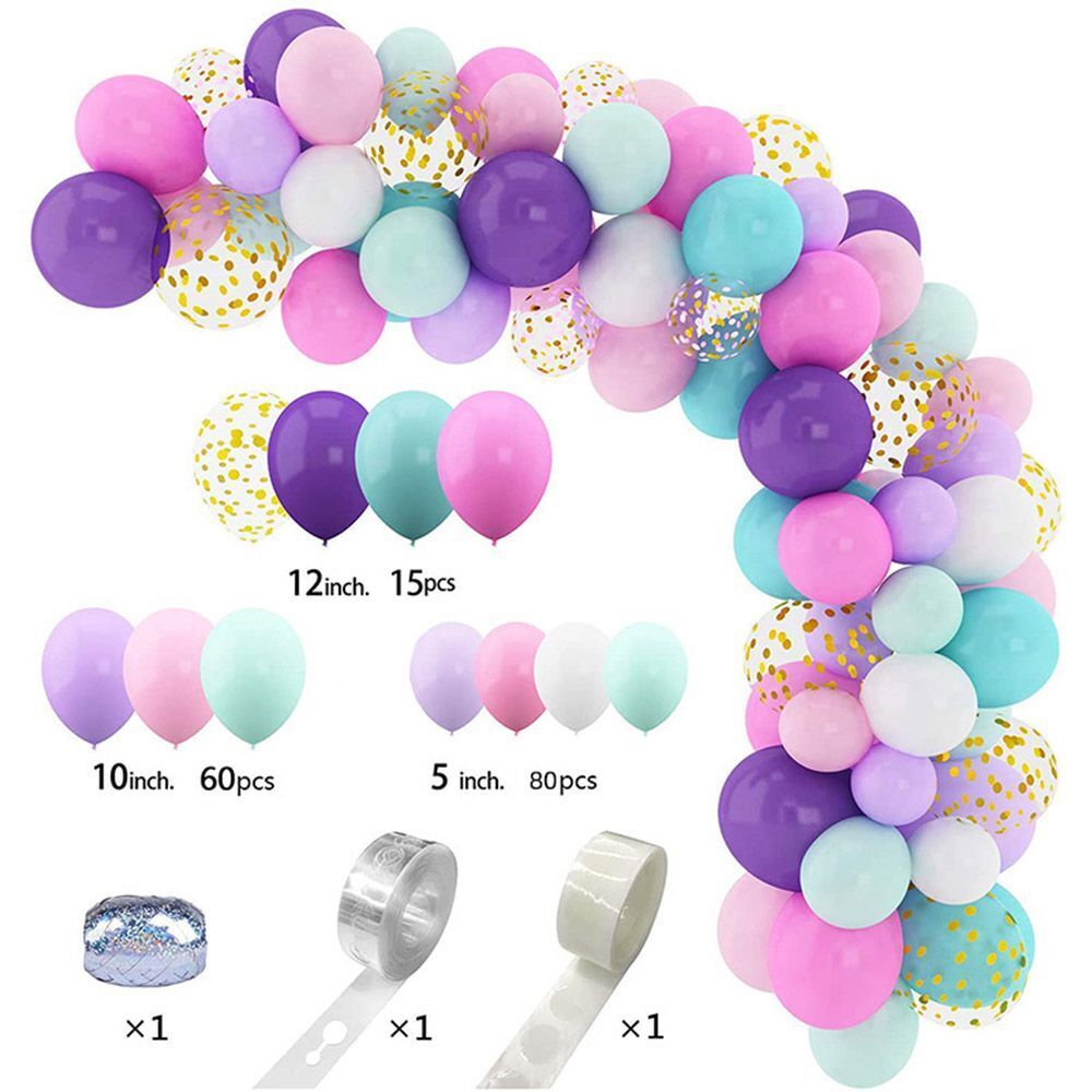 Decor Latex Balloons Set Baby Shower Confetti Balloon Party Banner Decor