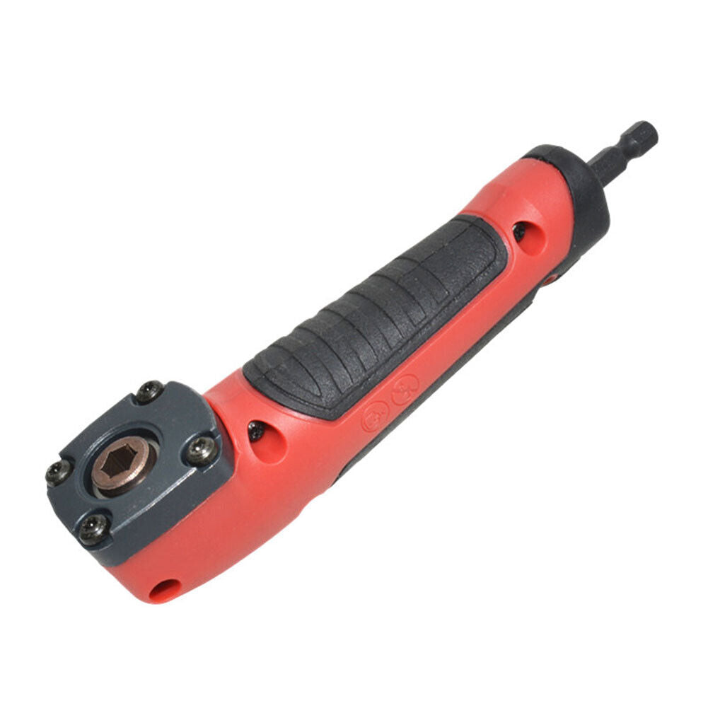 Right Angle Extension Shank Screwdriver 1/4 inch Hex Drill Bit Holder Kits