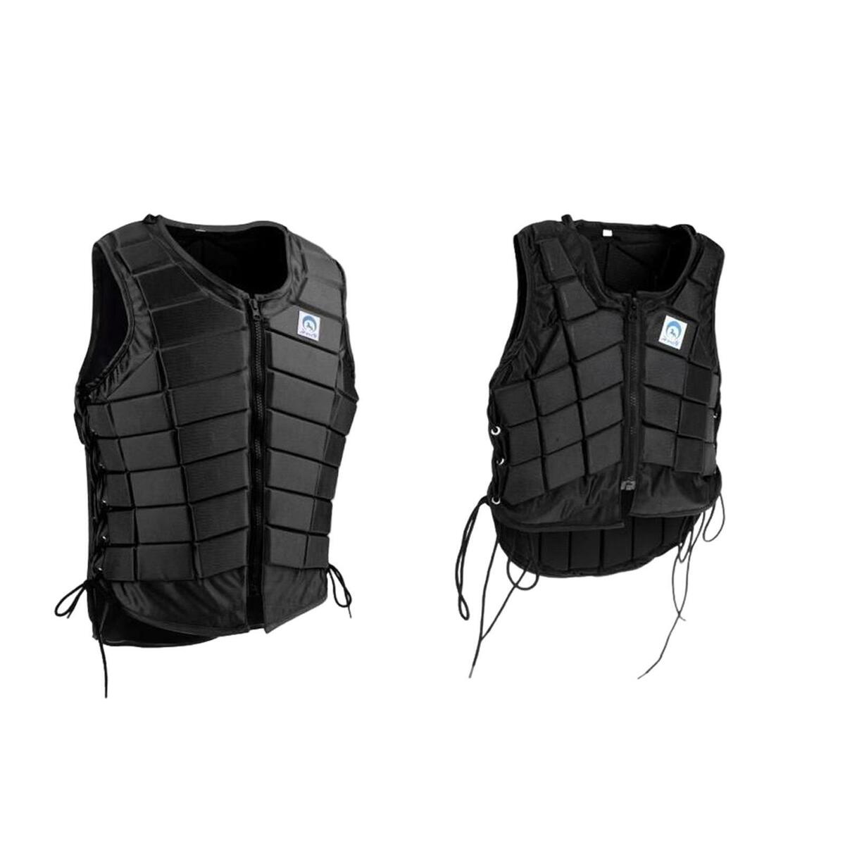 2 Pieces Horse Riding Vest Equestrian Vest Body Protector Protective Gear