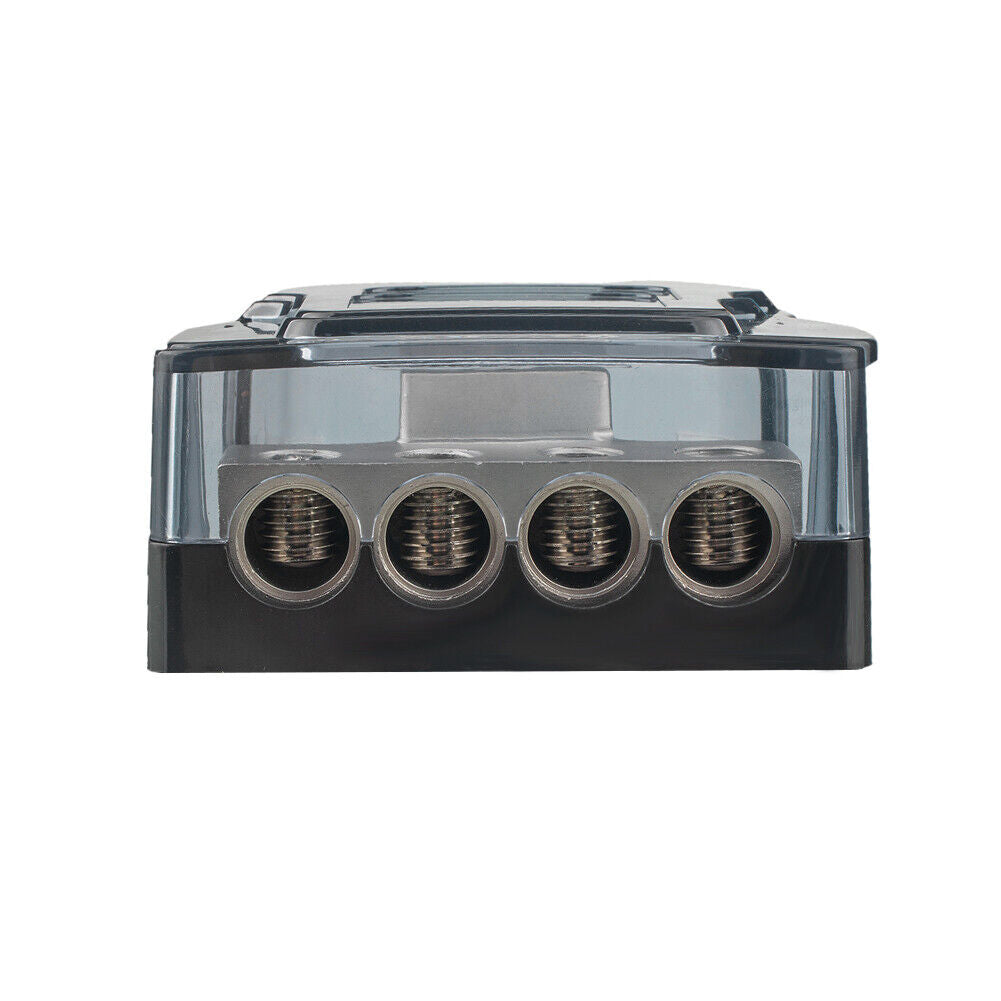 4 Way Power Distribution Block 0GA in to 4GA Out for Car Audio Stereo Amp