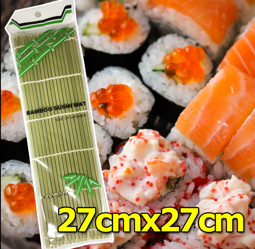Bamboo Sushi Roller Mat Japanese hand rolling maker 27cmx27cm