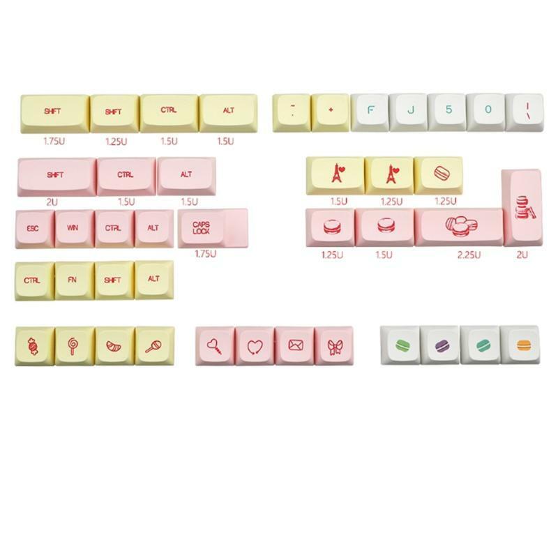 XDA Profile Keycaps PBT Dye Sublimation Set for Mechanical Gaming Keyboard 146