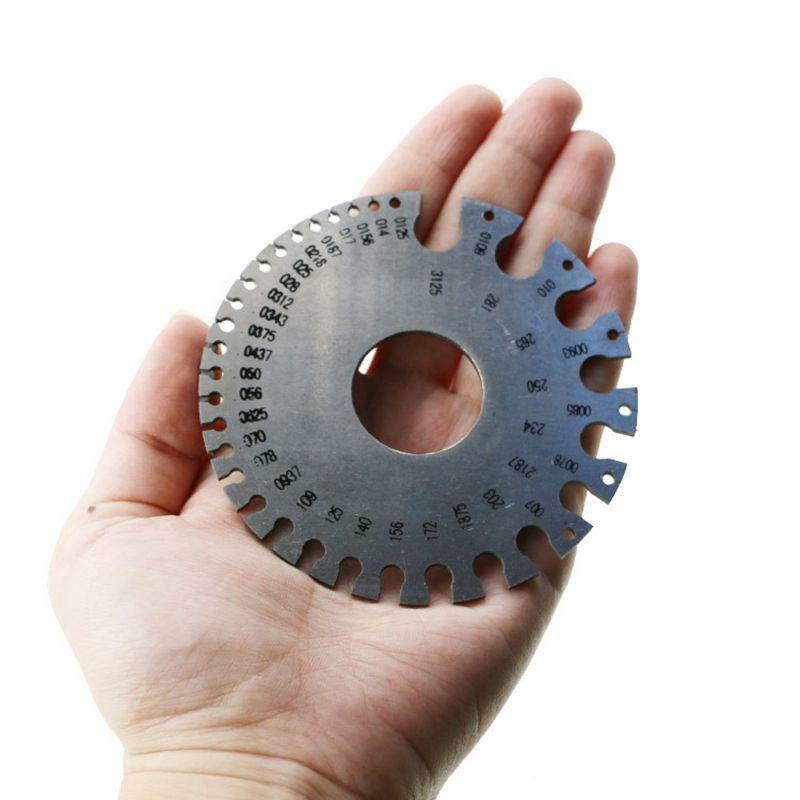 Round Cable Sheet Stainless Steel SWG Wire Gage Standard Thickness Metal Gauge