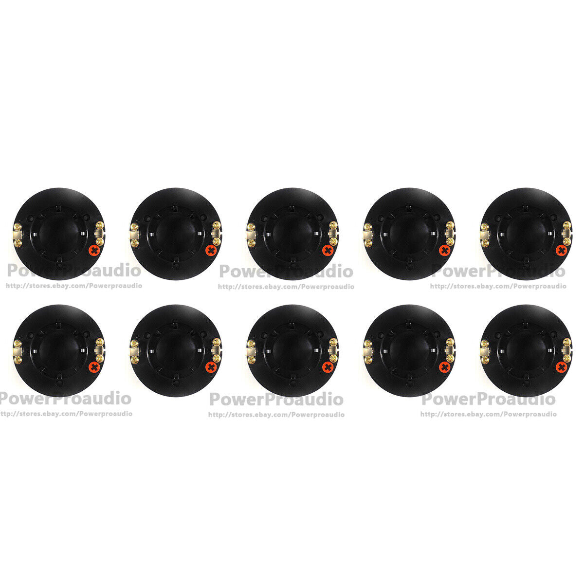 10pcs Diaphragm for Behringer Eurolive 34T120H8 B114 B115 Speaker  Driver 1.35"