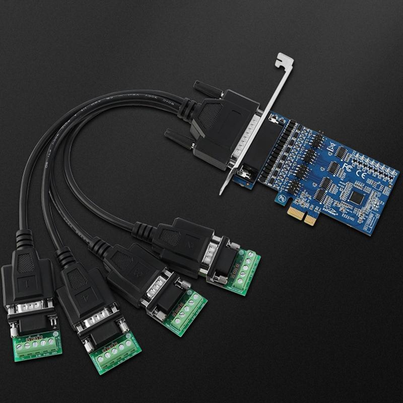 Expansion Card RS232 RS485 Port Adapter Controller Card 9 Pin Converter