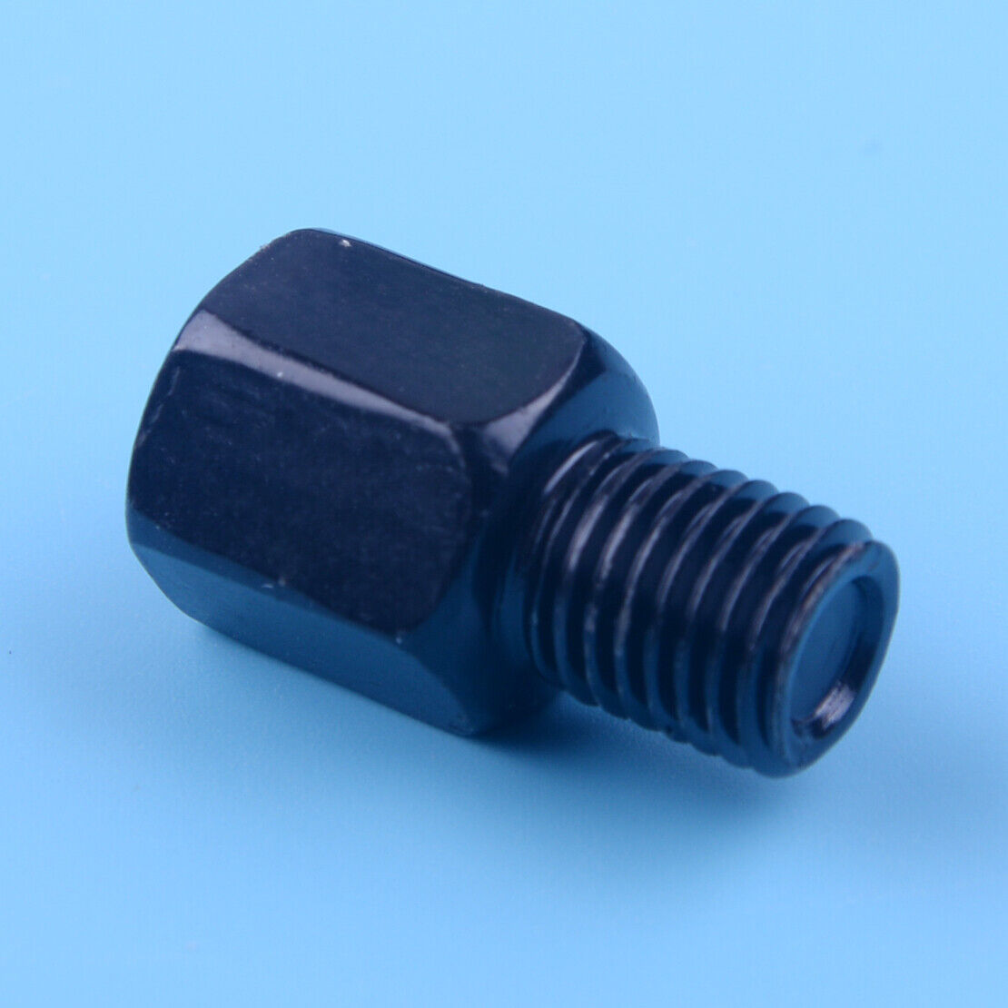 Motorcycle 10mm Male to 8mm Female Mirror Adapter Bolts Screws Standard Black ld