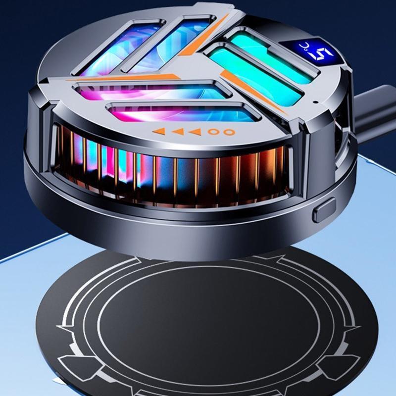 Magnetic Radiator Portable Heat Sink Game Quick Cooling Fan 2 Gears Adjustable