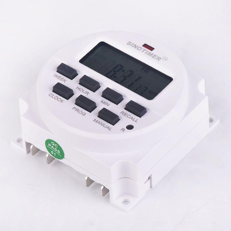 BIG LCD Digital 220V Programmable Timer Switch with Countdown Time Function