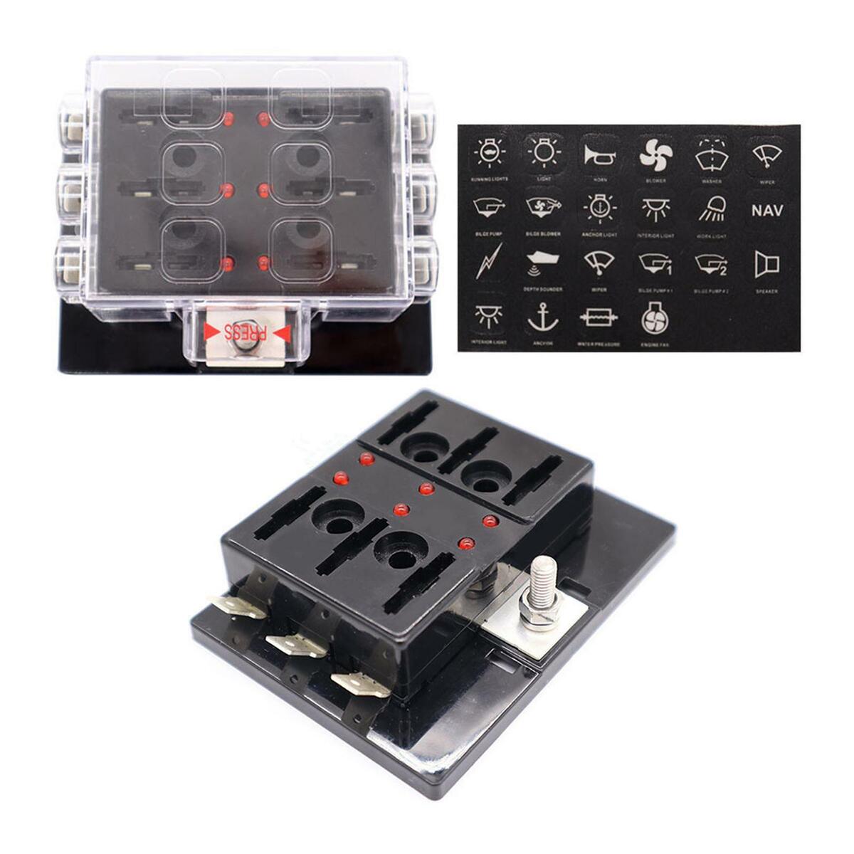 Automotive Fuse Holder Fit for Environmentally Friendly Cars Modified Cars