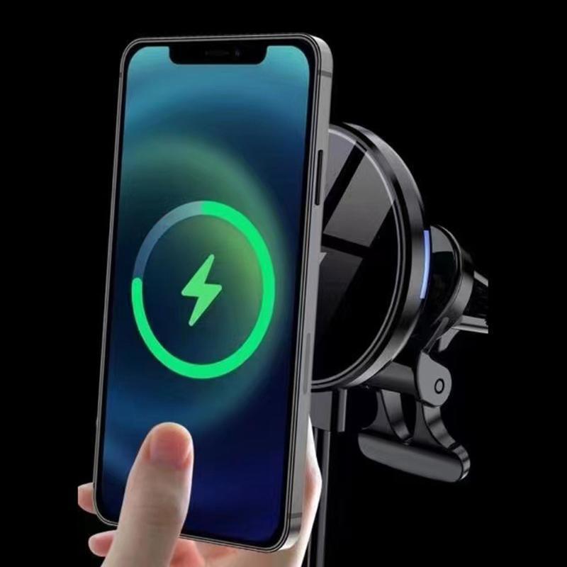 Wireless Magnetic Charger for Phone 12 Series Fast Charging Clamping Air Vent