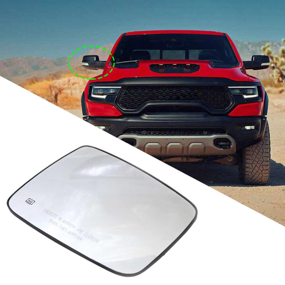 Car Reversing Lens Auto Rear View Mirror for Dodge Ram 1500 13-18 (Right)