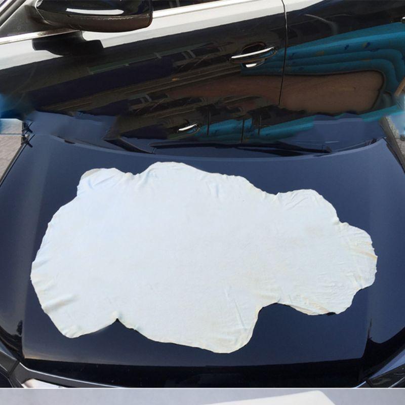 Natural Shammy Chamois Leather Car Cleaning Towel Drying Washing Cloth 60*90cm