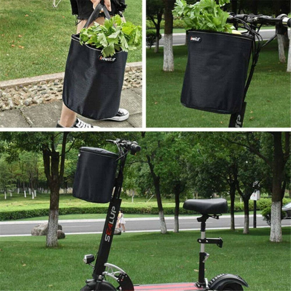 Pet Bag Shopping Picnic Bag Panniers Oxford Storage Foldable Bicycle Basket
