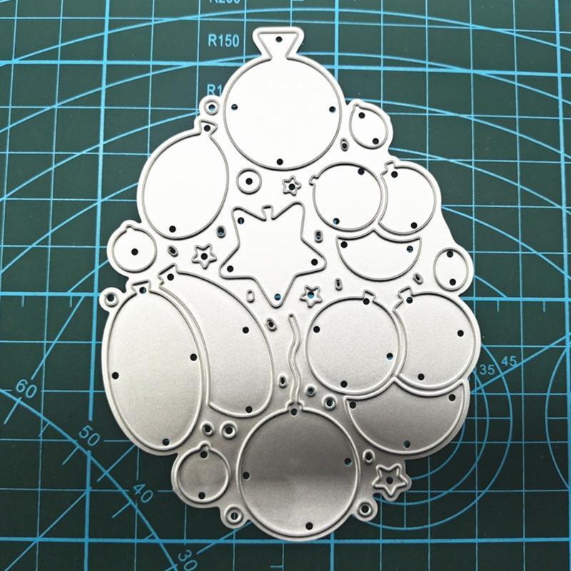 Balloon Star Metal Cutting Dies Stencil Scrapbooking DIY Album Stamp Paper Card