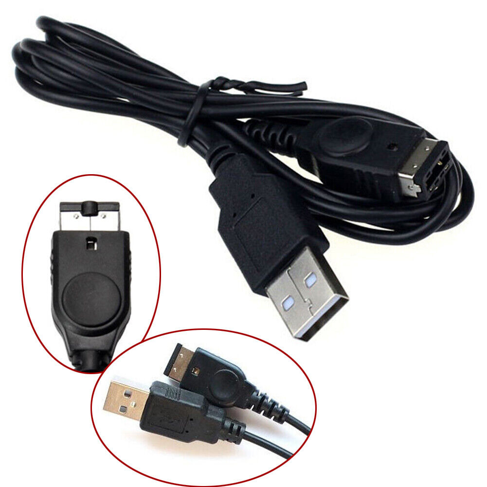 Black USB Charging  Advance Line for SP GBA GameBoy Nintendo DS  NDS