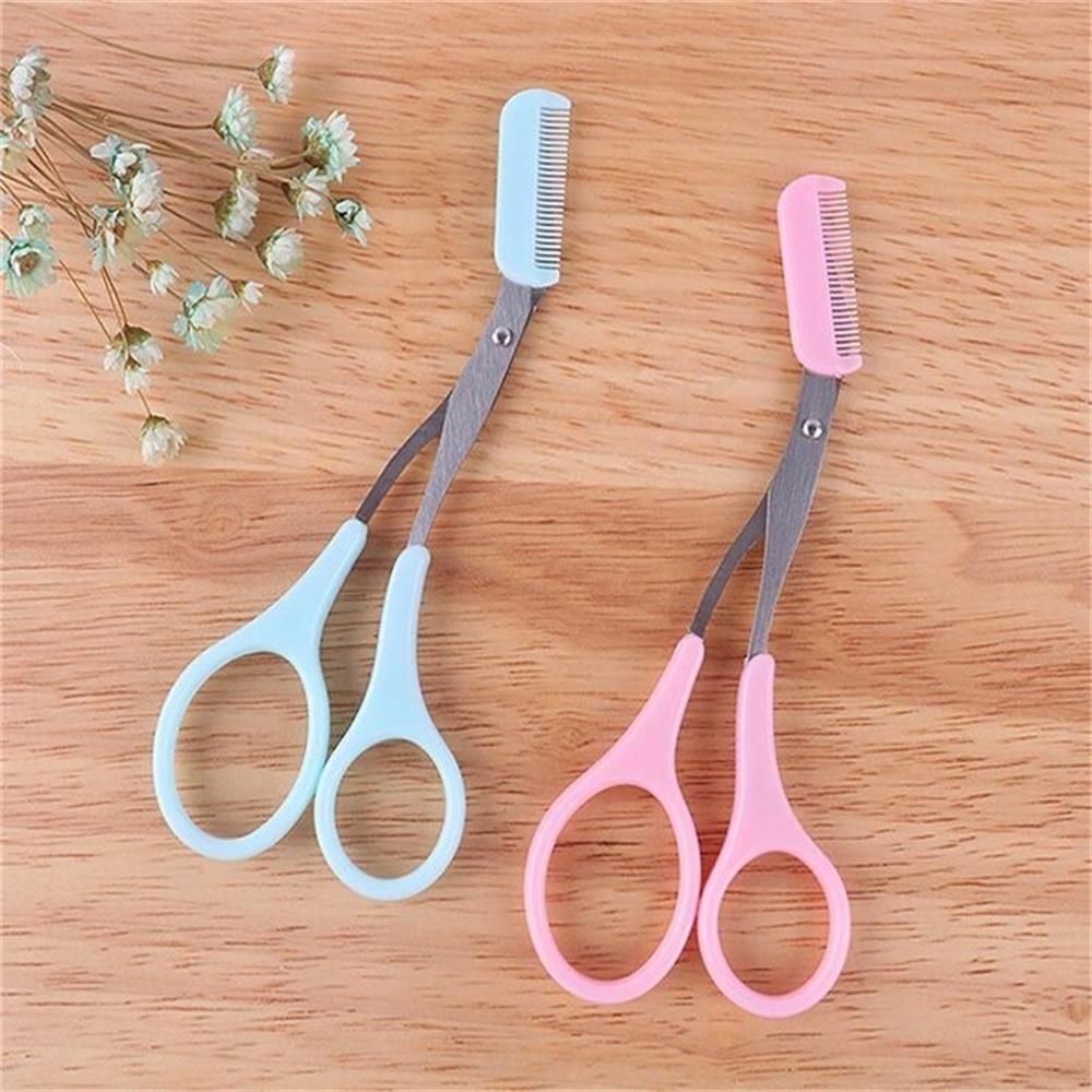 Steel Grooming Eyebrow Eyelash Hair Clips Hair Remover Eyebrow Trimmer Comb