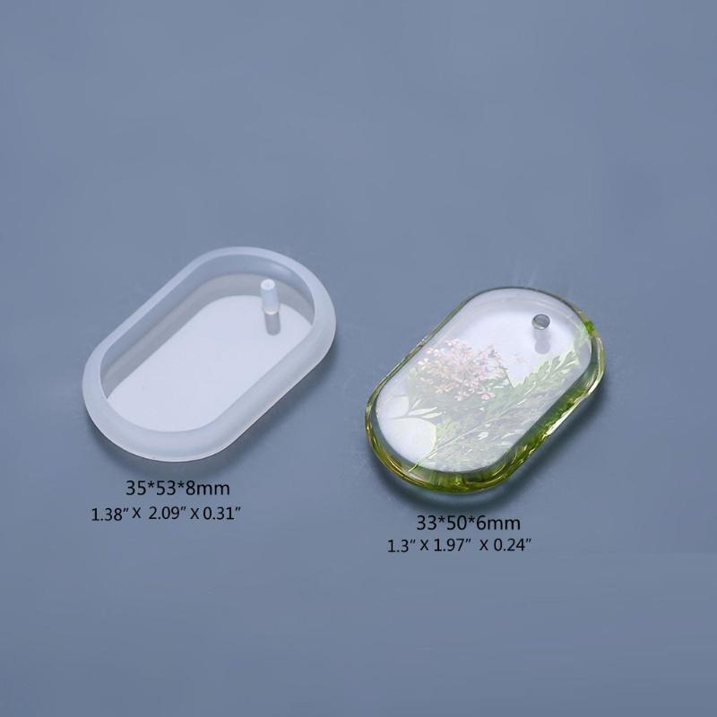 Silicone Mould DIY Crafts UV Epoxy Mold Handmade Jewelry Pendant Key Chain Mold