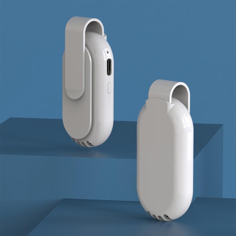 Wearable Mini Portable Air Face Fan, Air Cooling Circulate Fan For Face Cover