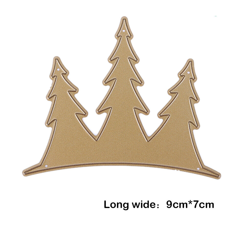 Christmas Tree Metal Cutting Dies for DIY Scrapbooking Photo Album Decor-15