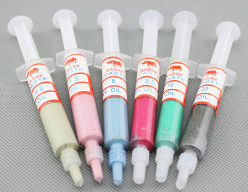 5gram Diamond Polishing Lapping Metal Paste Compound Syringes 0.5-40 Micron 12pc
