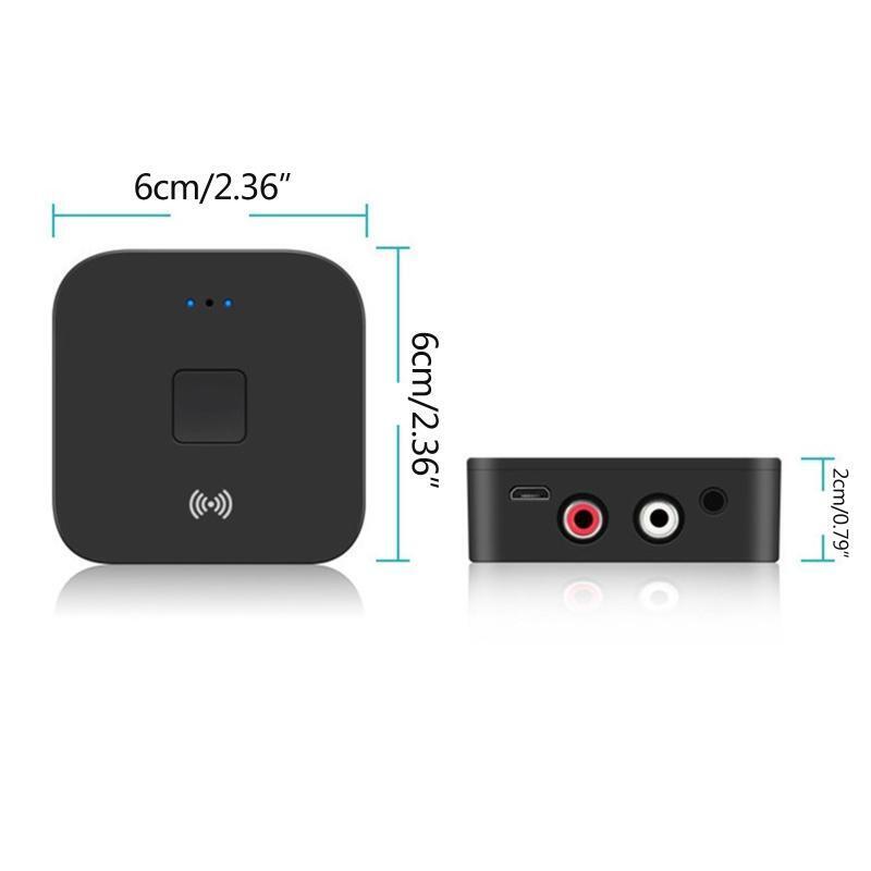 Portable Bluetooth-compatible Stereo Receiver Wireless Adapter CD Quality Sound