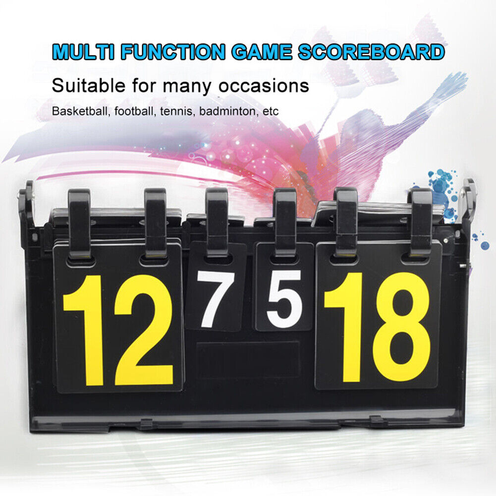 4-Digit Score Board Basketball Football Volleyball Table Tennis Scoreboard