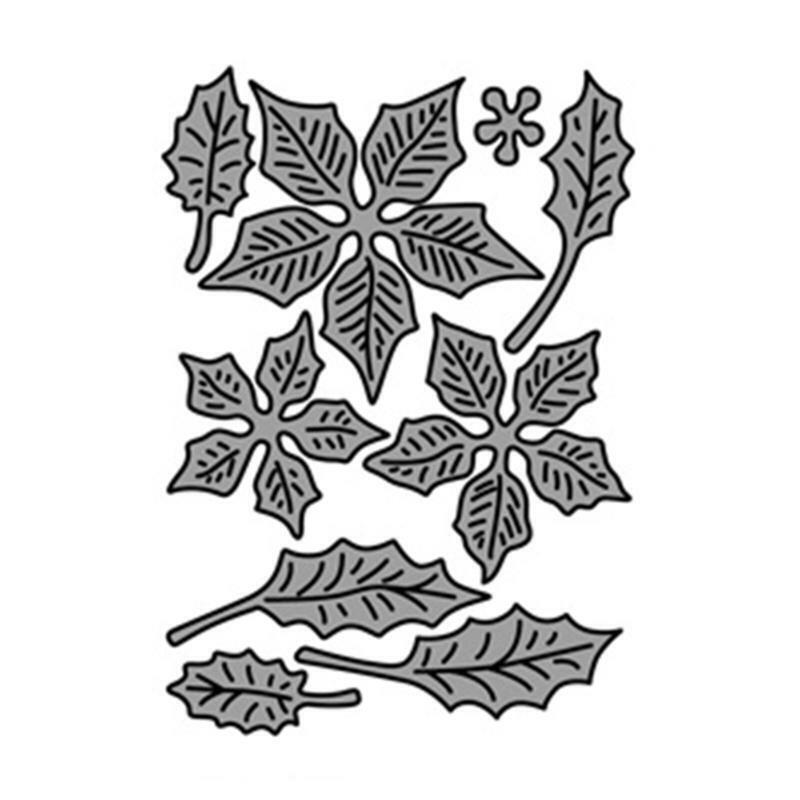 Flowers Leaves Metal Cutting Dies Stencil Scrapbooking DIY Album Stamp Embossing