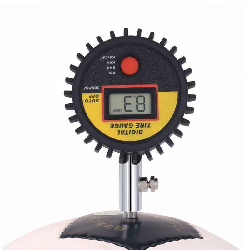 Football Pressure Valve Gauge Basketball Volleyball Air Tester Checker Barometer