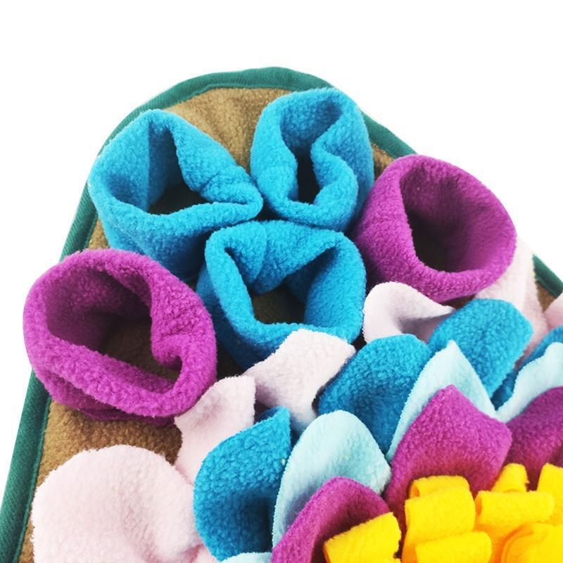 50x50cm Pet Slow Feeding Bowl Dog Snuffle Mat Nose Smell Training Sniffing Pad