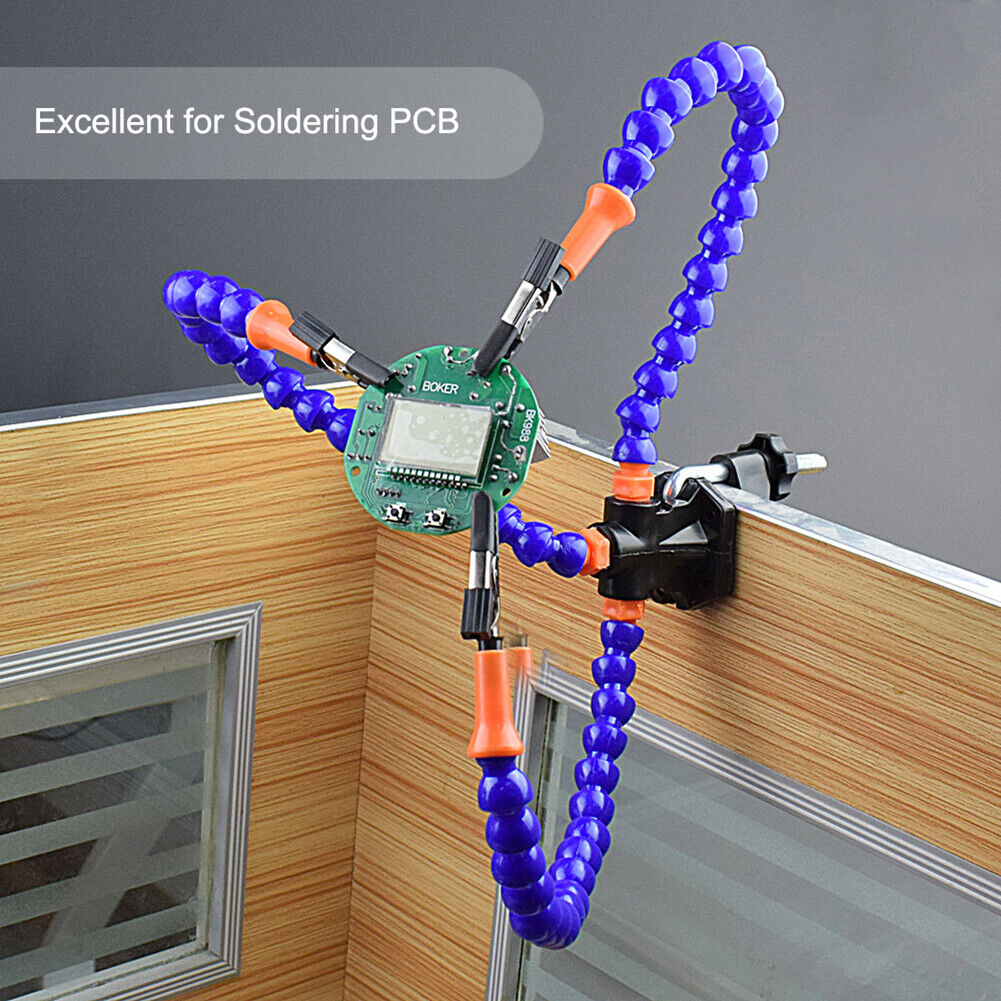 Third Helping Hand Tool Soldering Iron Holder Table Clamp Welding Station
