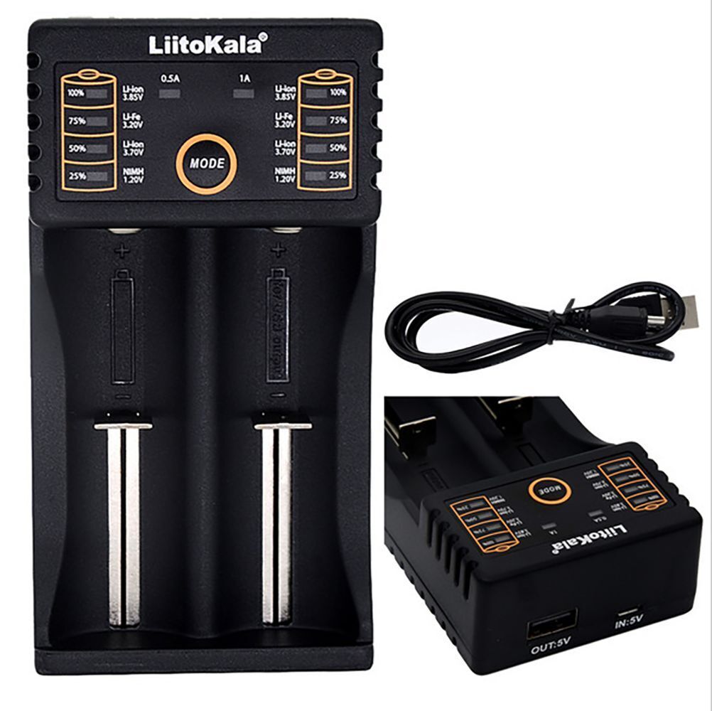 18650/26650/16340/14500 Battery Charger Lithium Battery Charging 5V2A