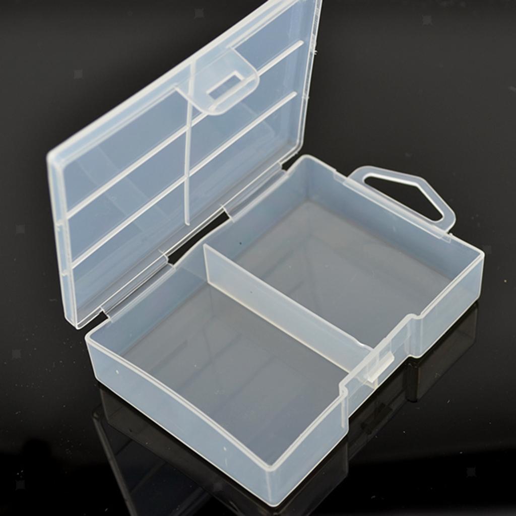 24x White Plastic Cases Storage Boxes Holds 24 AAA  Batteries