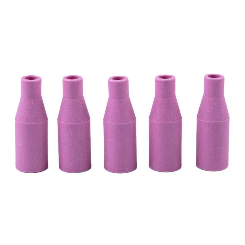 5 Pcs Welding Gun Tip Nozzle MB15AK MIG/MAG Gas Ceramic Nozzle for Welding Torch