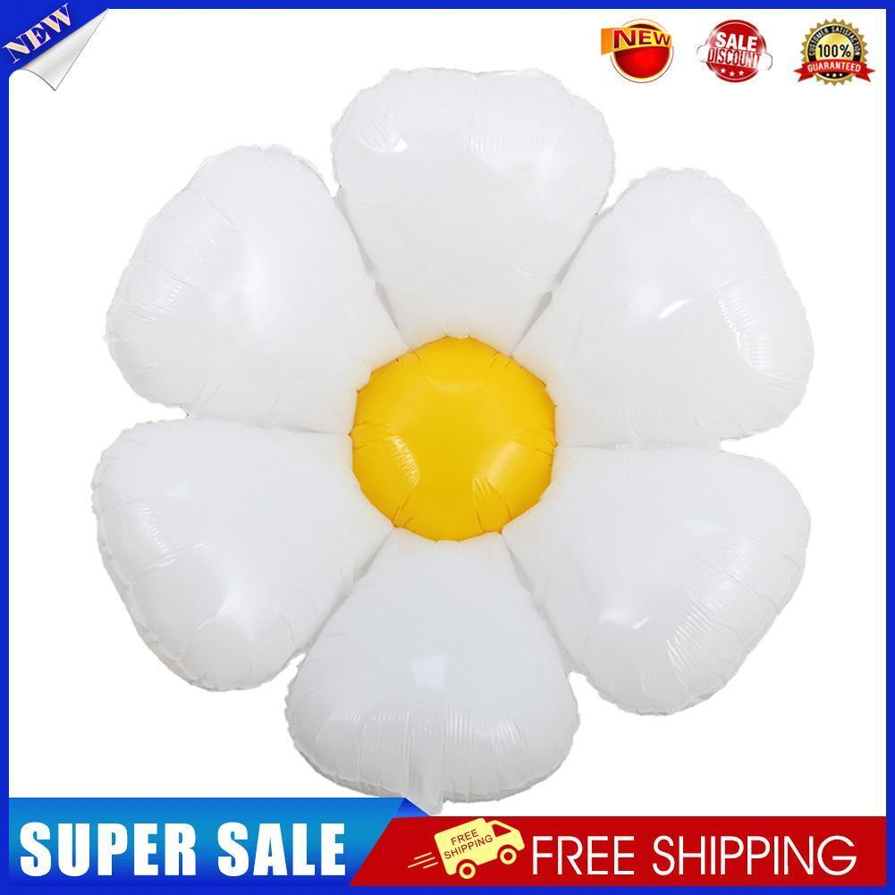 INS Daisy Aluminum Film Balloon Sun Flower Birthday Photo Prop (Big Daisy)