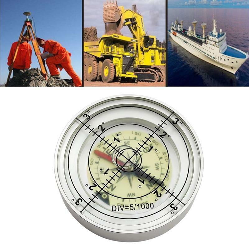 Compass Level Universal Level Cardan Level with Metal Case Diameter 60