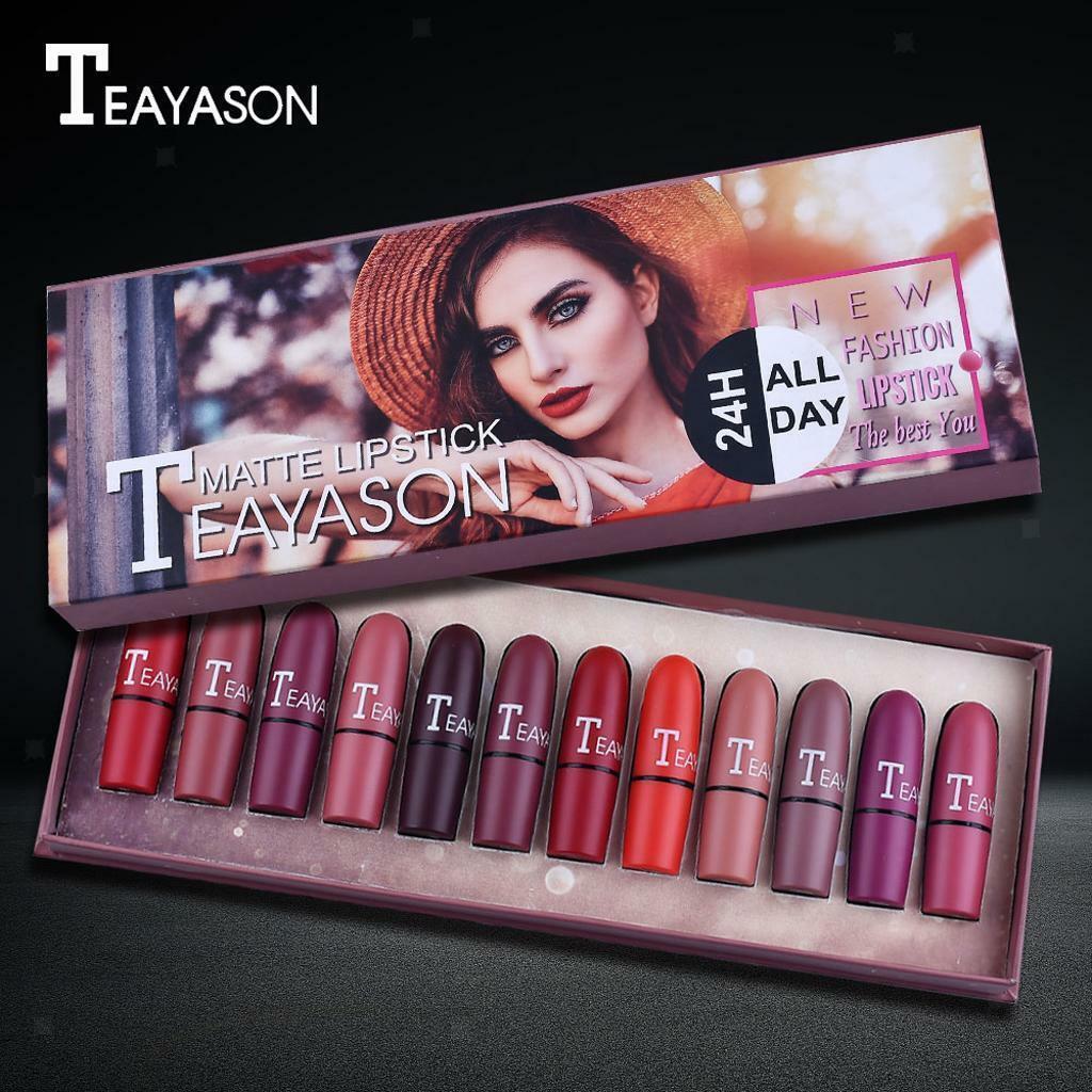 12x Matte   Set Waterproof Lasting  Beauty Cosmetics