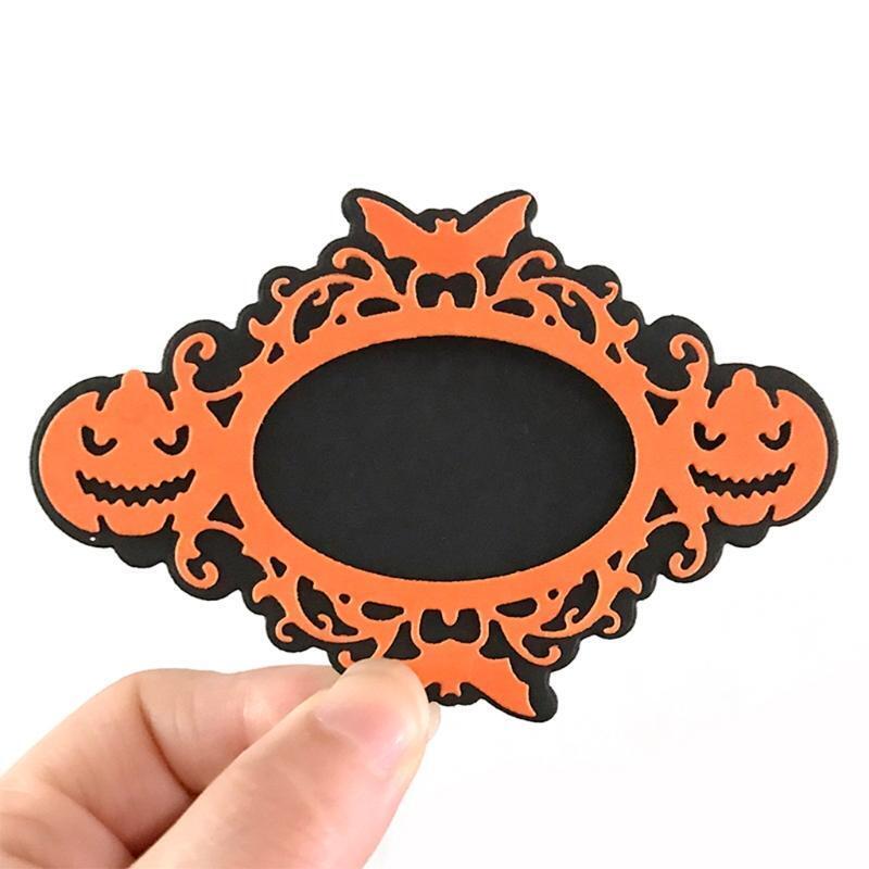 Halloween Pumpkin Mirror Metal Cutting Dies Stencil DIY Scrapbooking Album Paper