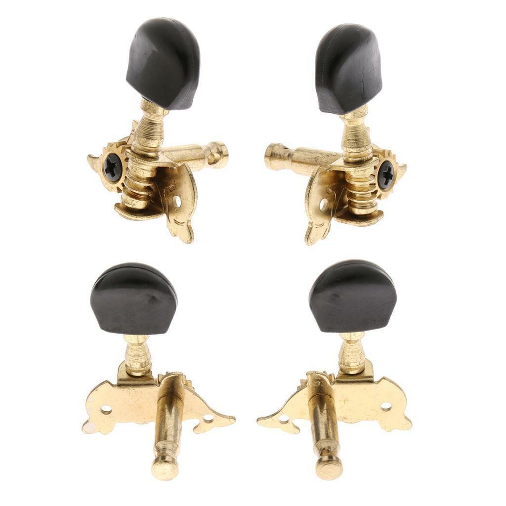 Electric Bass Ukulele String Tuning Pegs, 2R 2L Tuning Pegs for Electric Bass