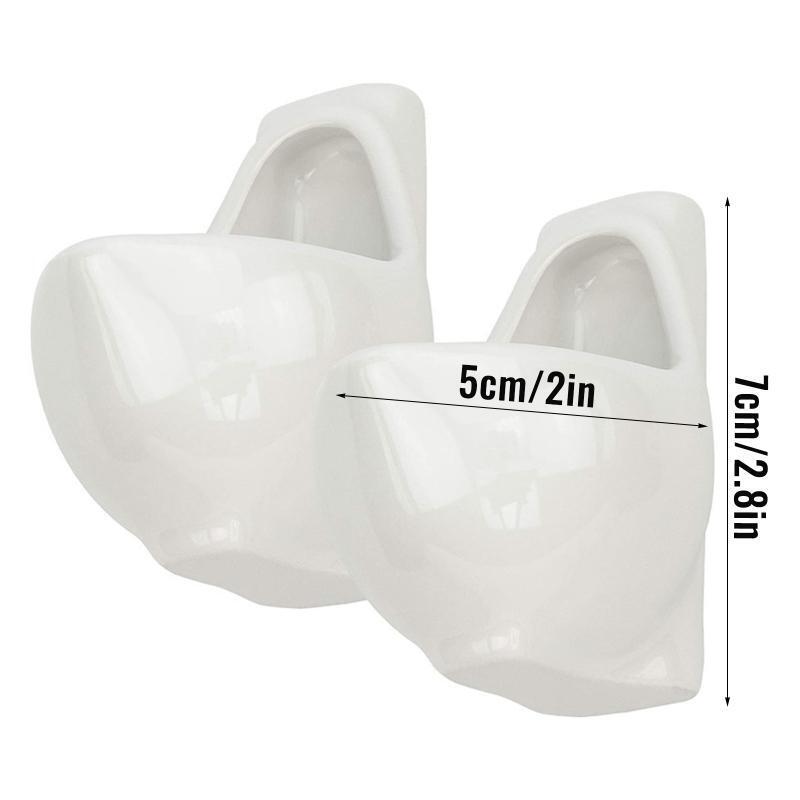 2 Pieces Urinal Shot Ceramic Mug Coffee Cup Personal Cup Ceramic Cup Durable