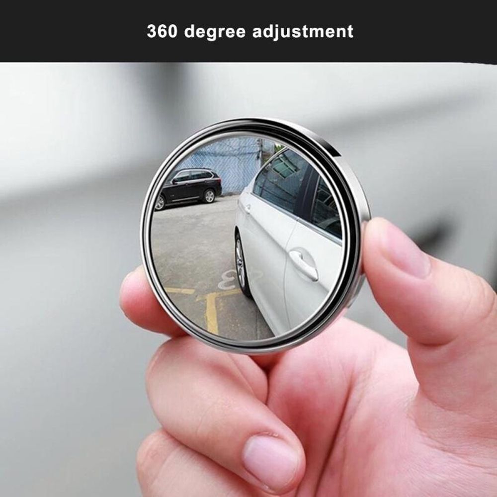 Spot Mirror 360-degree Wide Angle Car Rearview Auxiliary Adjustable Rotation