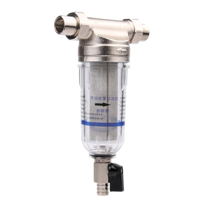 Water Filters Inline Prefilter Plastic Stainless Steel Material Water Filtration