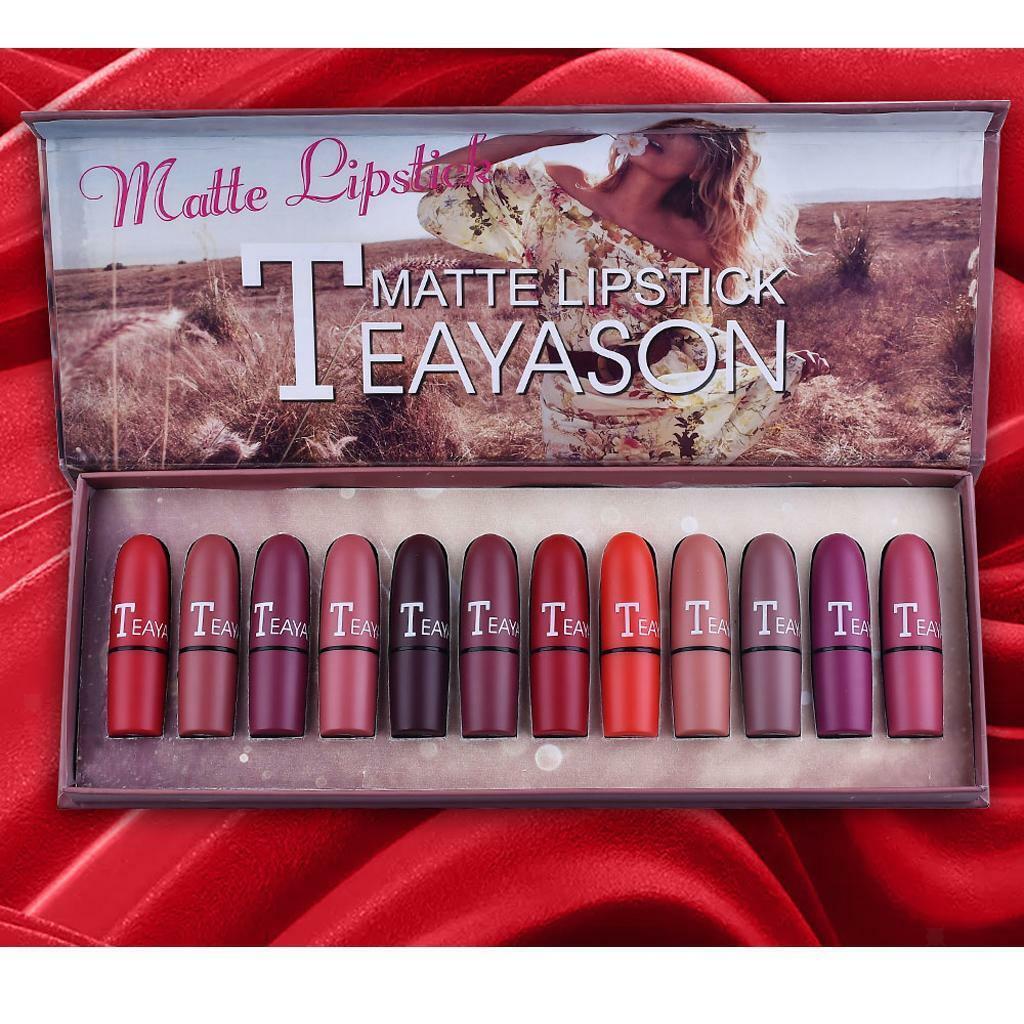12x Matte   Set Waterproof Lasting  Beauty Cosmetics
