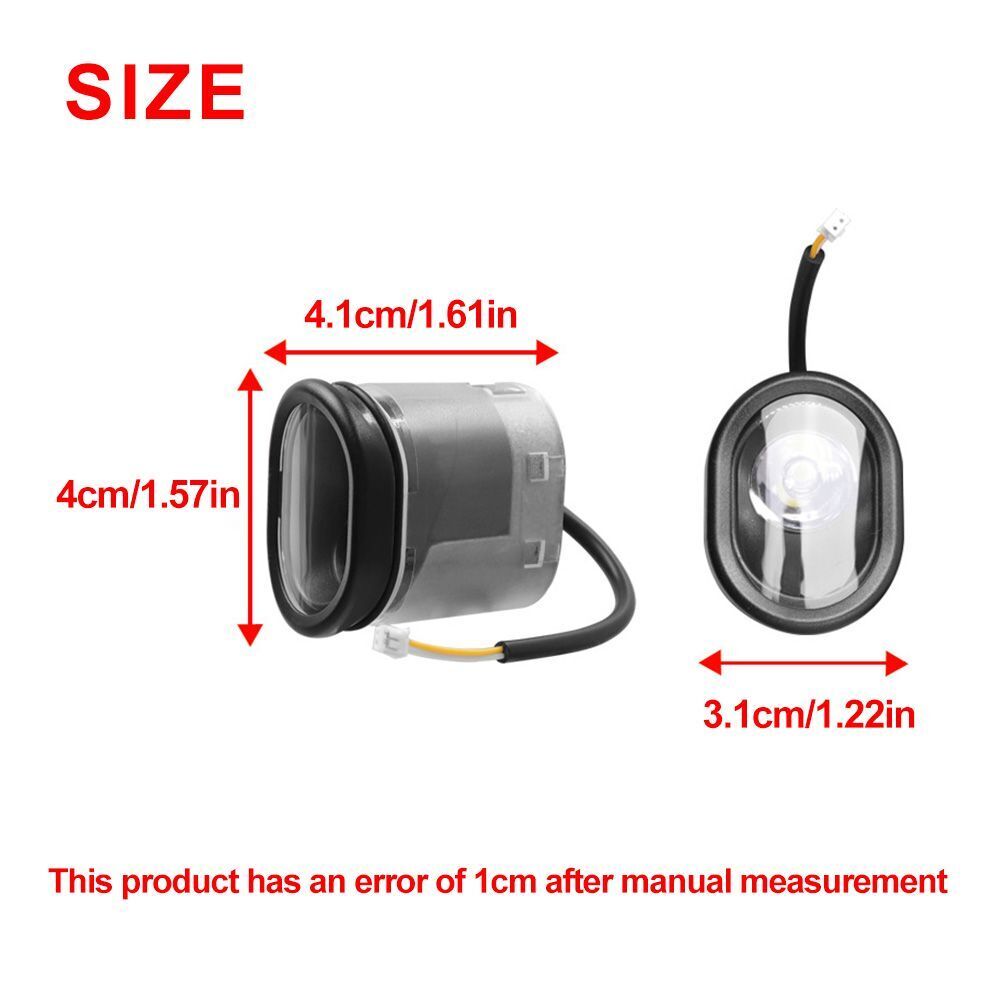 Led Light Electric Headlight Front Lamp For Ninebot Es1 Es2 ES3 Es4 /MAX G30