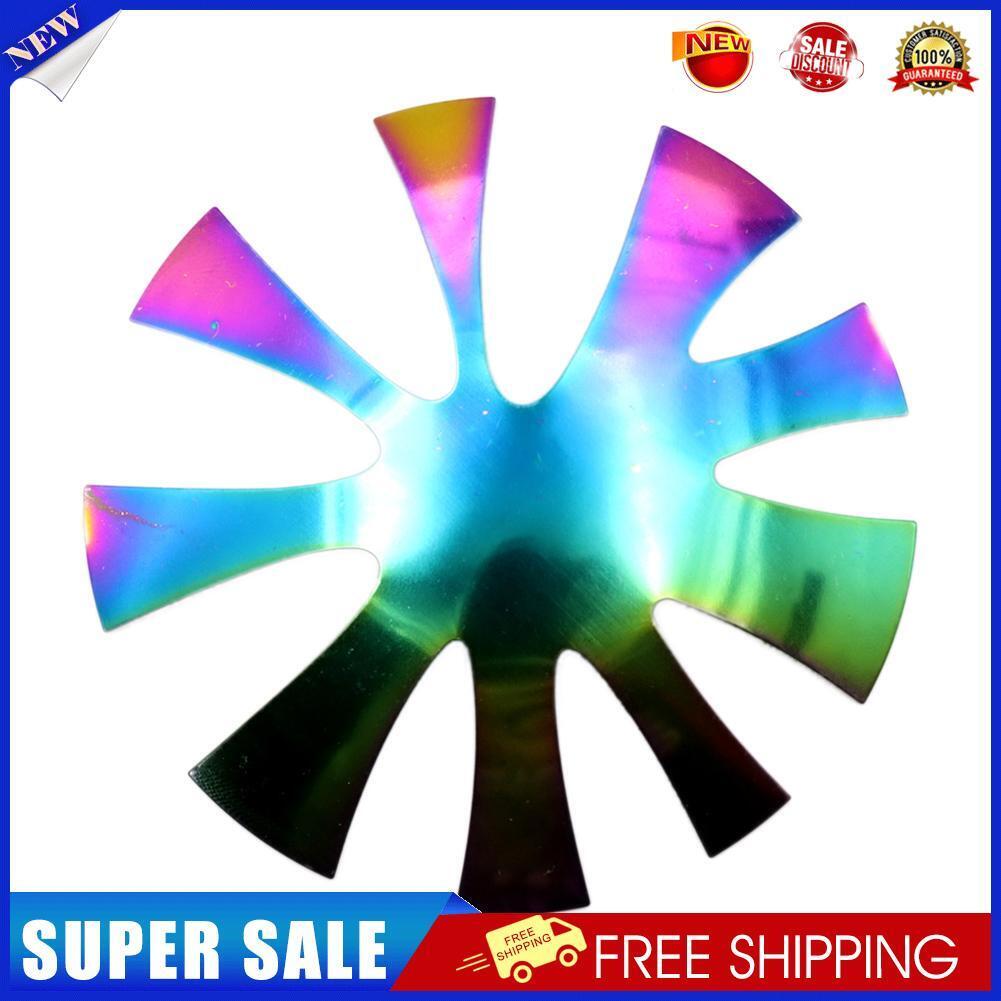 Stainless Steel Nail Trimmer Cutter Mold French Nail Art Tools (Multicolor)
