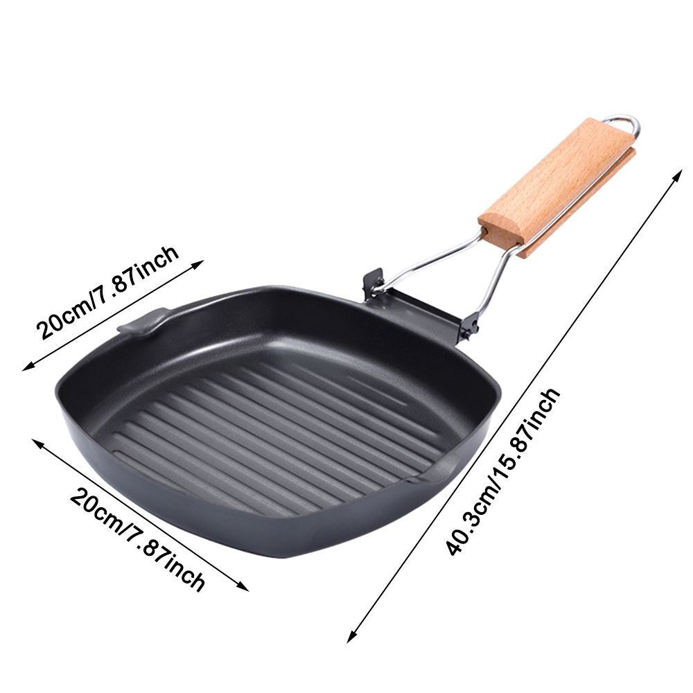 Tools Household Steak Skillet Pan Non Stick Frypan Foldable Handle Omelette Pot